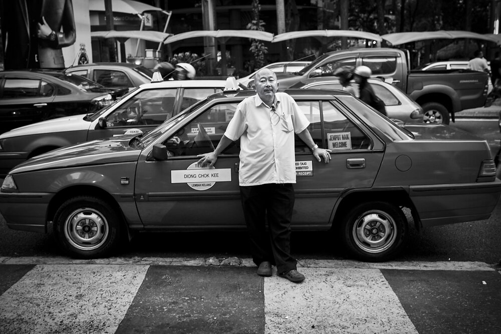 Malaysia, 2012. A taxi driver in Kuala Lumpur.